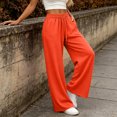 thumbnail image 6 of Tsivenald Sweatpants for Women Wide Leg High Waisted Sweat Pants Drawstring Elastic Waist Lounge Pants with Pockets Casual Comfy Pants, 6 of 9