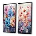 thumbnail image 3 of Designart "violet Tranquil Petals V" Abstract Botanicals Framed Wall Art Set Of 2 - Purple Floral Frame Gallery Set For Office Decor, 3 of 6