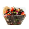 thumbnail image 2 of Smarty 14 oz. Clear Square Wave Disposable Plastic Soup Bowls 120ct, 2 of 6