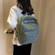 thumbnail image 4 of Mochilas de celosía de diamantes para mujer Mochila diaria de gran capacidad Mochila de viaje, 4 of 9