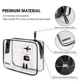 thumbnail image 6 of TSA Approved Clear Travel Toiletry Bag with Zippers Carry-on Travel Accessories Quart Size Toiletries Cosmetic Pouch Makeup Bags (2 Pcs), 6 of 7