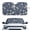 Blue Floral, variant on FUIALDOLG Blue Floral Windshield Sun Shade Car Front Windshield Sunshade Sun Shield Protector Foldable Protector Covers for Auto Interior Accessories Keep Car Cool In Summer