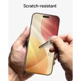 thumbnail image 4 of Protector de pantalla ZAGG para iPhone 17 Pro Max, vidrio 3X más resistente, 4 of 8