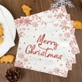thumbnail image 4 of FeiFu 16-Piece Christmas Disposable Napkins Dinner Napkins Absorbent Paper Napkins for Christmas Dinner Parties Family Gatherings and Holiday Table Decoration, 4 of 6