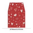 thumbnail image 3 of FYTPOV Red Table Runner, Valentines Day Decorations, Hearts Pattern Table Runner for Wedding Party, Christmas Runner for Table Home Decor, 13x35 inch, 3 of 5