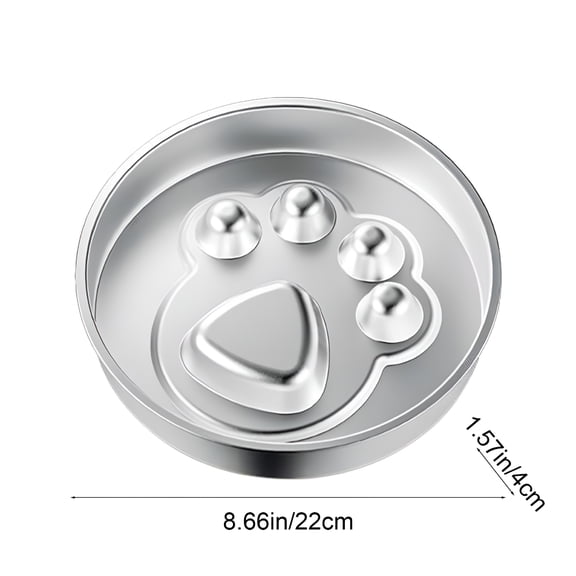 BPPEG Stainless Steel Slow Feeder Dog Bowl | Large Capacity 9X9 Inch Pet Food & Water Dish | Anti-Slip Base for Cats & Dogs | Thickened Chew Resistant Design