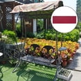 thumbnail image 3 of Cojín para banco de jardín Cojín para asiento de muebles de interior y exterior 2 tamaños para elegir Vino 120x40x10cm Cola cubierta de banco, 3 of 8