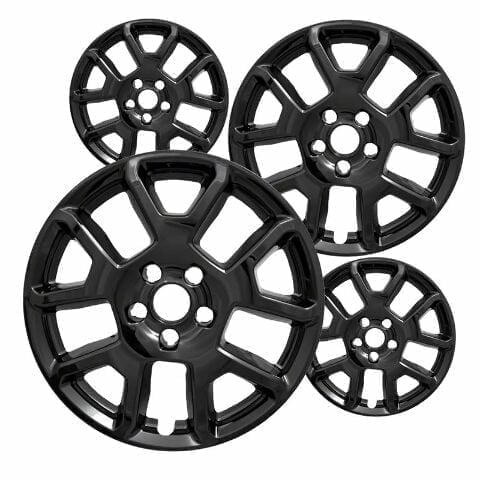 Set of 4 17 inch Chrome ABS Wheel Covers Compatible with 2019-2023 Jeep Renegade Rims