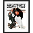 thumbnail image 2 of Art.com Halloween Saturday Evening Post Cover, October 23,1920 Giclee Print by Norman Rockwell, Black Frame Wall Art, 17" x 21", 2 of 5