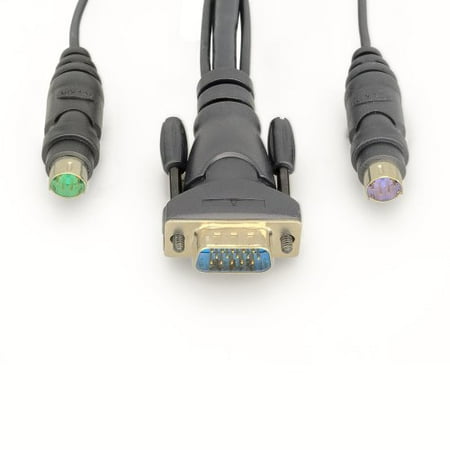 Belkin Dual Port - Belkin F1D9400-06 Dual Port PS/2 & VGA Bonded Cable