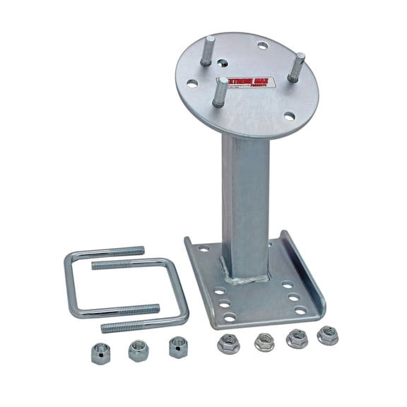 Extreme Max 3001.0064 Heavy Duty Standard High-Mount Spare Tire Carrier, Silver