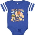 thumbnail image 3 of Inktastic Holy Cow I'm One Boy Farm Animal Birthday Boys or Girls Baby Bodysuit, 3 of 5