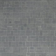 Bond Tile Picturesque Interlocking 11.81 in. x 11.81 in. Black Lava Floor and Wall Mosaic (0.97 sq. ft. / Sheet)