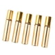 thumbnail image 5 of 5 frascos de vidrio vacíos con bola de rodillo para perfumes y aceites esenciales. Oro, 5 of 7