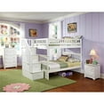 thumbnail image 3 of Rosebery Kids Lit Superposé Double sur Double avec Escalier, Blanc, 3 of 4