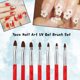 thumbnail image 5 of BQAN 7pcs Profesional UV Gel Brush Set Nail Art Painting yeacher Cepillo de uñas, 5 of 7