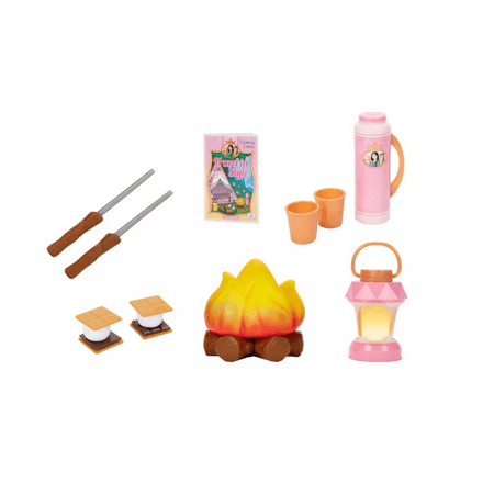 Disney Princess Style Collection S'mores in Style Glamping Tent with Play Accessories (Girl's), 47"