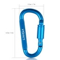 thumbnail image 2 of Carabiner,Use And Screw Lock Carabiner Keychain Alloy Buckle Keychain Carabiner With With Screw Lock Adventures To Alloy Convenient To Adventures To Durable Convenient To Use Carry, 2 of 7