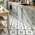 thumbnail image 3 of 10 Pcs Hexagon Striped Four-Petal Peel and Stick Floor Tiles, 12x12 In Covers 10 Sq.Ft, Self-Adhesive DIY Vinyl Flooring, Removable Waterproof, Ideal for Kitchen, Bathroom, Bedroom, Home Walls, 3 of 8