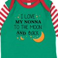 thumbnail image 4 of Inktastic I Love My Nonna to the Moon and Back Boys or Girls Long Sleeve Baby Bodysuit, 4 of 5