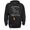 Black, variant on Just Waiting for Christmas Beer Holder Tailgate Hoodie Sweatshirt Unisex Large Charcoal Heather