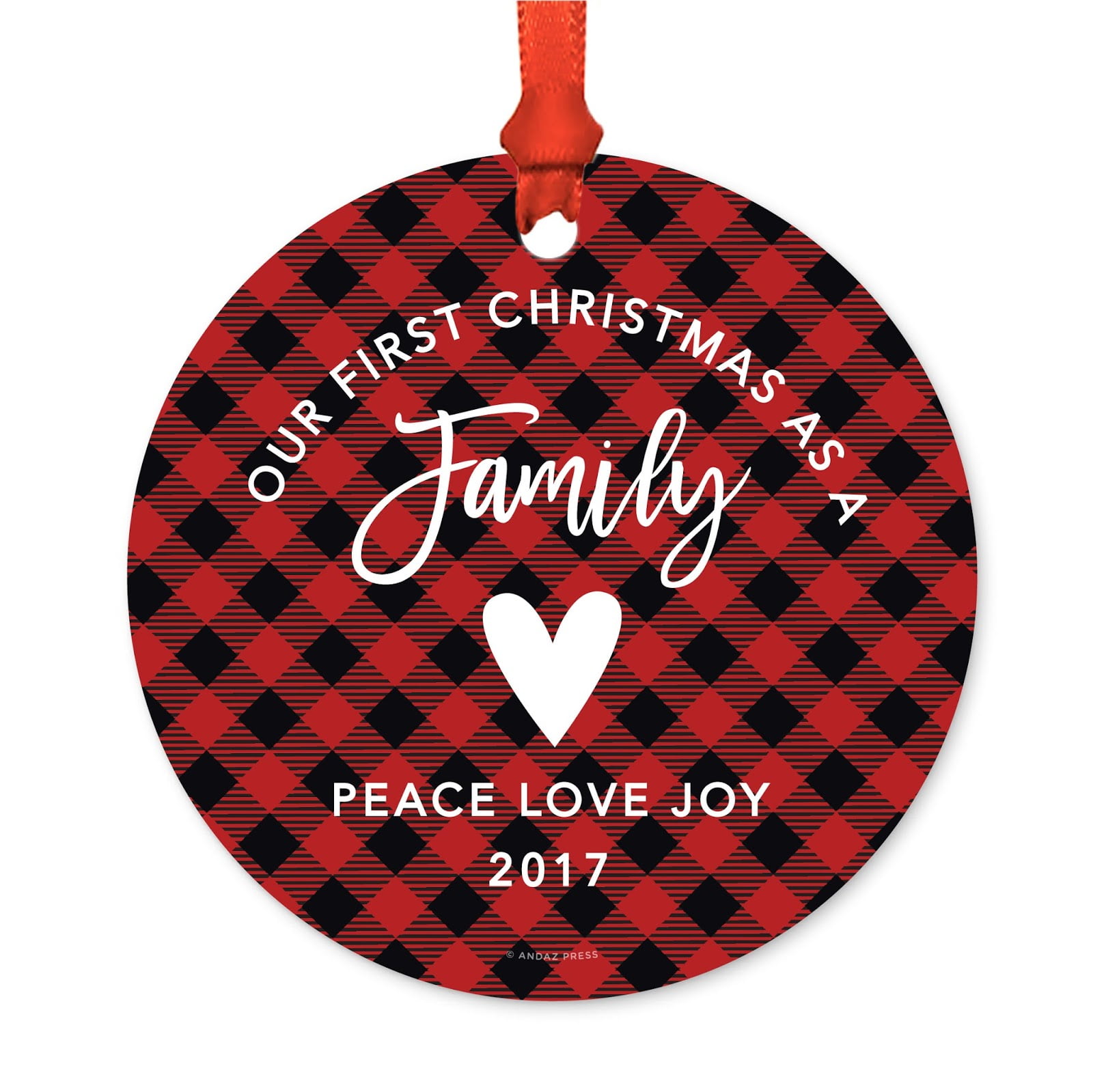our first christmas ornament 2017