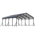 thumbnail image 3 of 20x20/20x30/20x40Metal Carport with Galvanized Steel Roof, Heavy Duty Carport, Sturdy Metal Outdoor Carport Canopy, Truck, Boat and SUV, 3 of 8