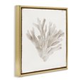 thumbnail image 3 of Stupell Industries Sandy Coral Drift Gold Framed Floater Canvas Wall Art design by Lily K., 18 x 18, 3 of 9
