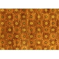 thumbnail image 1 of Ahgly Company Machine Washable Indoor Rectangle Oriental Yellow Industrial Area Rugs, 7' x 10', 1 of 4
