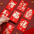 thumbnail image 3 of Zhuge 12 Pcs Enveloppes Rouges Nouvel An Chinois, Nouvel An Lunaire du Serpent Argent Chanceux Paquets Rouges-Grand 07, 3 of 5