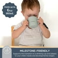 thumbnail image 3 of Dreambaby Silicone 3-in-1 Sippy Cup with Straw, Open Training Cup, and Snack Cup - Spill Proof Baby Snack Food Container, 3 of 7