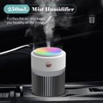 thumbnail image 3 of 250mL Car Mist with Colorful Night Desktop USB Mist Cool Air for Home Office Bedroom 2 Spray Modes, 3 of 7