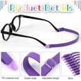 thumbnail image 3 of Lsupdaol 9 Pcs Kids Glasses Strap with Snap Button Elastic Adjustable Eyeglass Band Nonslip Glasses Holder for Kids Safety Eyewear Retainers for Toddler Sports Eye Glass Sunglasses Lanyard, 3 of 7
