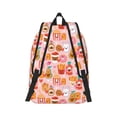thumbnail image 3 of Daiia Funny Food Vintage Canvas Backpack for Men and Women ,Hiking Backpack,Travel Laptop Bag for School,Large Capacity Backpack-Small, 3 of 8