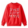 thumbnail image 3 of Aofany Baby Girl Sweatshirt Crew Neck Long Sleeve Pullover Tops Toddler Kids Fleece Lined Sweatshirts, 2-13T, 3 of 5