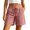Pink, variant on Gtoiithly Women's Summer Elastic High Waist Drawstring Wide Straight Leg Relaxed Fit Casual Shorts with Deep Pockets White XL