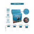 thumbnail image 6 of Abstract Funny Panda Diving Coral Table Runner 13x48in Non-Slip Cotton Linen Table Runners, Marine Undersea World Dresser Scarves TableRunner for Dinner Kitchen Dining Wedding Party, 6 of 9