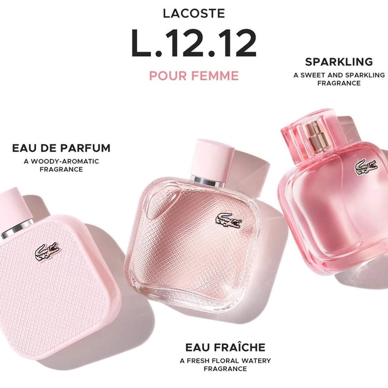 Lacoste Ladies L.12.12 Eau de Toilette Rose Eau Fraiche EDT Spray