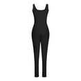 thumbnail image 6 of GigrtiJin Jumpsuits for Womens Casual Rompers Sleeveless Loose Strap Baggy Overalls Yoga Jumpers with Pockets, 6 of 9