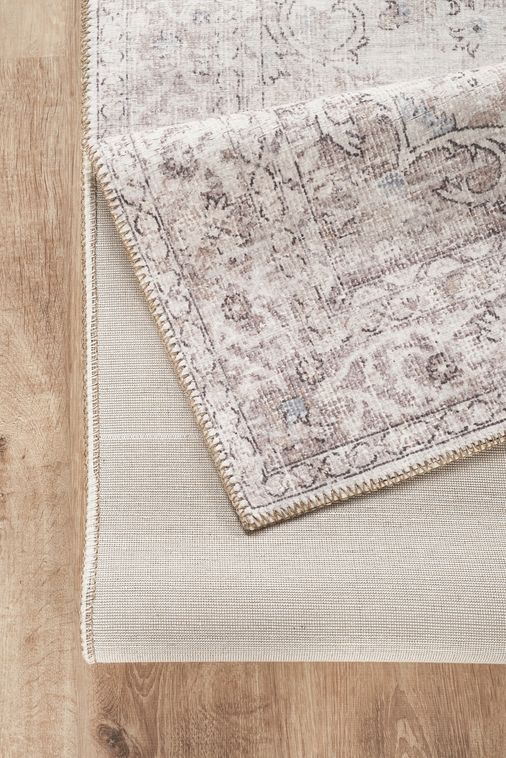 2ft x 3ft Traditional Medallion Area Rug Soft Durable Stain Resistant Kid Pet Friendly 100% Polyester Jute Backing Indoor Rug for Entryway Living Room Bedroom