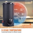 thumbnail image 3 of 10L Electric Wax Melter Pot for Candle Soap Cream Making with 9 Level Temperature Control Easy Pour Spout Easy Clean Large Capacity, 3 of 12
