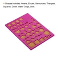 thumbnail image 3 of Uxcell 8x6" Paper Quilling Template Board Strips Mould Crimper Craft Tool, Rose Red, 3 of 5