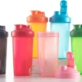thumbnail image 4 of Botellas mezcladoras de 600 ml, taza de agua deportiva, de plástico, portátil, a prueba de fugas, diseño elegante con múltiples opciones de color, botella de agua para fitness, 4 of 6