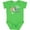 Apple Green, variant on Babys 1st Christmas Sloth Boys or Girls Baby Bodysuit