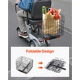 thumbnail image 3 of VEVOR Scooter Rear Basket Folding Basket 1-inch Receiver Pride Mobility Scooter, 3 of 9
