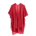 thumbnail image 5 of Women Kimono Cardigans Casual Poncho Shawl Wrap Cape Beach Cover up Open Front Resort Wear 2026, 5 of 9