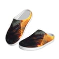 thumbnail image 2 of Disketp Sunset Maple Tree Fox Women's Men's Slippers Plush Slip-On House Slipper for Winter Indoor Soft Cushion Non-slip Fluffy Slides Slippers-39/40, 2 of 7