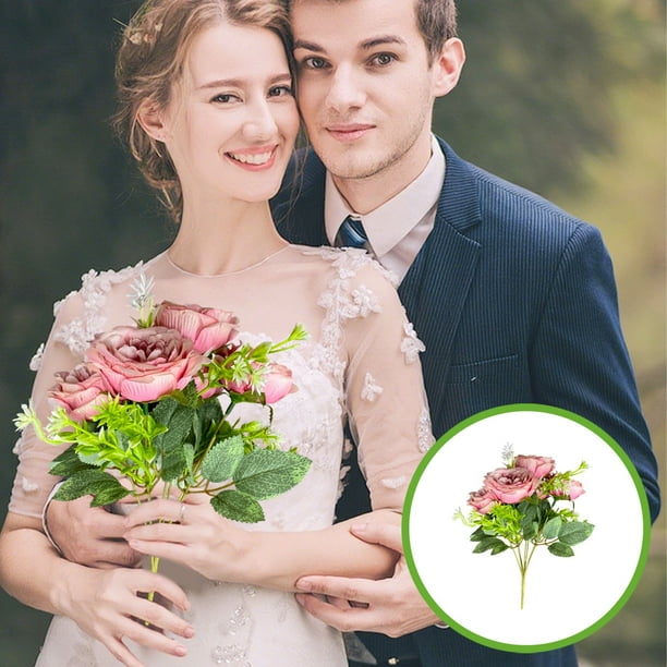 Ramo de simulación artificial,flores artificiales,decoración con flores artificiales,decoración duradera y hermosa para el hogar