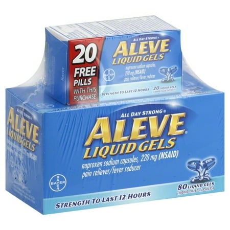 Bayer Consumer Care Aleve Pain Reliever/Fever Reducer, 80 ea