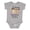 AC-Heather Grey, variant on Sloth I'd Rather Be Hanging with Papa Boys or Girls Baby Bodysuit